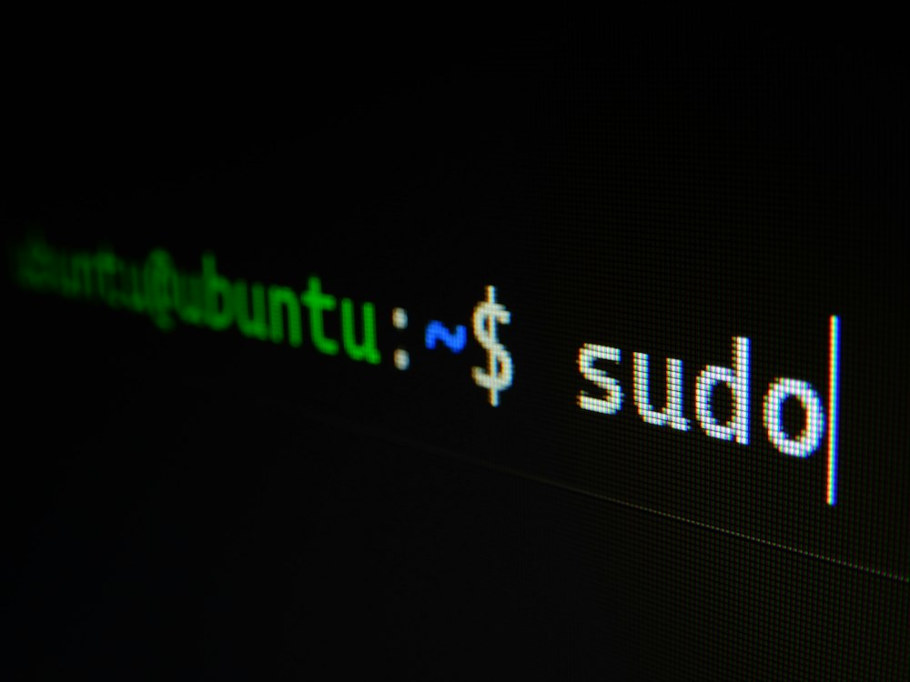 Terminal ekranında sudo komutu